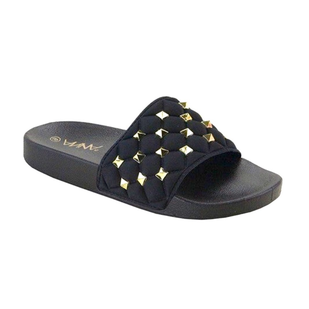 Anna Studded Slip-On Sandals